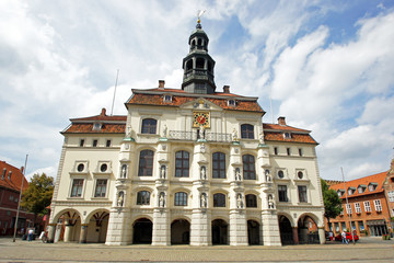 Fototapeta premium Rathaus, Lüneburg, Deutschland