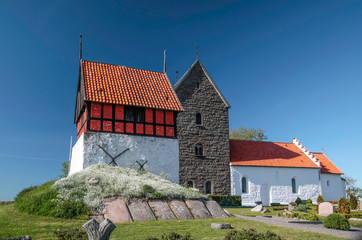 Historische Kirche Ruts Kirke auf Bornholm