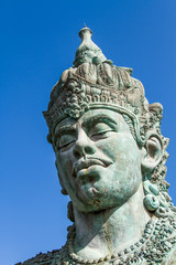 Wisnu statue  in GWK cultural park Bali Indonesia