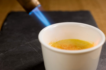 crema catalana flambè