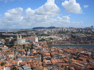 Fototapeta na wymiar Porto Luftaufnahme (Porto aerial shot)