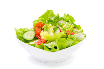 Fresh salad close up