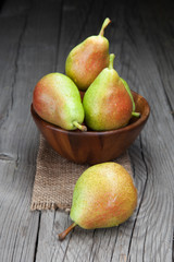 Fresh and tasty pears