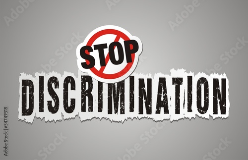 &ldquo;stop discrimination poster, beckdrop, banner&rdquo; fichier vectoriel libre