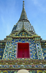 Fototapeta premium Pagodas in Wat Poh Temple, Bangkok, Thailand.