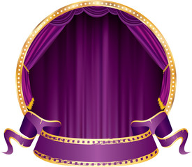 purple round stage movie