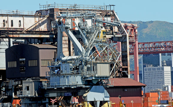 industrial port of Genoa