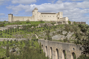 Obraz premium Rocca und Pomte della Torri