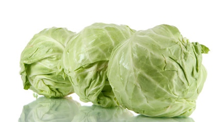 Obraz premium Cabbage isolated on white