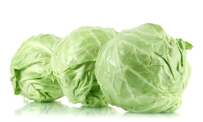 Cabbage isolated on white