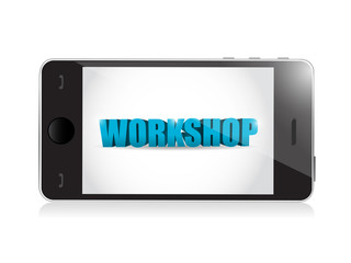 phone. workshop illustration design