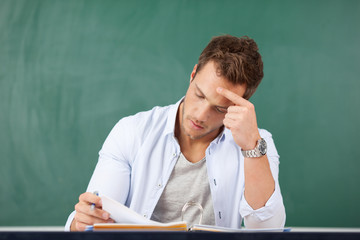 student mit problemen