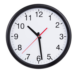 Half of the eleven on the dial