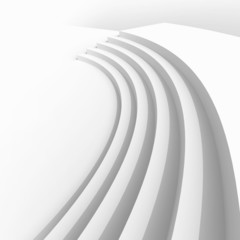 Fototapeta premium White abstract architecture background