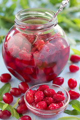 Cornelian cherry jam.