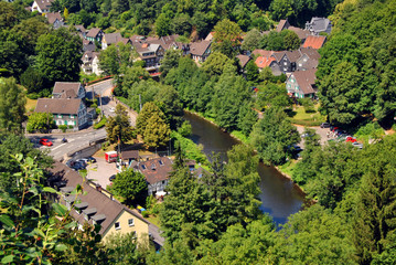 Ansicht Solingen Vogelperspektive