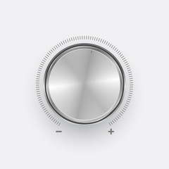 volume button control knob