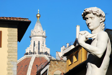 Obraz premium Florence - Signoria Square - Art and beauty - Tuscany - Italy -
