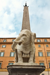 Elephant and Obelisk is a sculpture designed by Bernini
