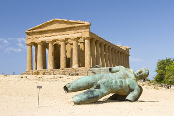 Temple of Concordia, Agrigento - obrazy, fototapety, plakaty
