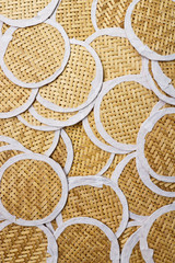 weaving of circular bamboo