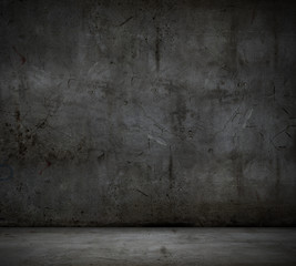 Black wall background