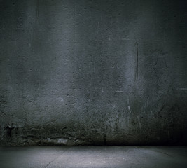 Black wall background