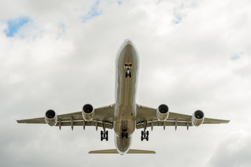 Airbus im Landeanflug