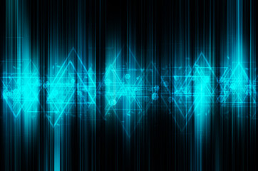abstract blue tech background