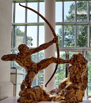 Herakles the Archer. 1909. Antoine-Emile Bourdelle. Metropolitan Museum. New York. 06/2013.
