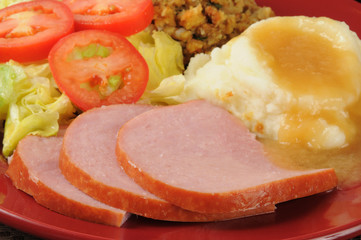 Ham dinner