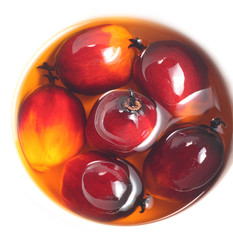Oil palm fruit and cooking oil