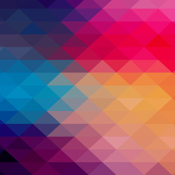 Retro pattern of geometric shapes. Colorful mosaic banner. Geome