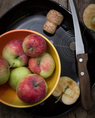 fragrant fresh apples