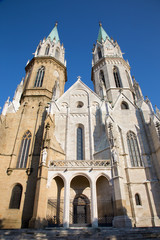 Fototapeta na wymiar Vienna - Gothic monastery church in Klosterneuburg
