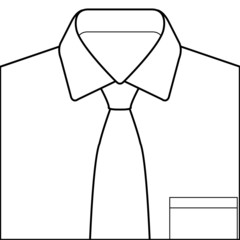 Shirt and Tie Vector