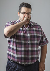 Fototapeta premium Italian man biting fist