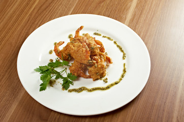 Shrimps in Tempura