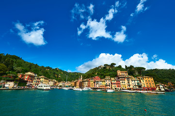 Portofino village on Ligurian coast, Italy