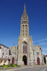 Fototapeta na wymiar Notre Dame de la Guerche de Bretagne