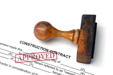 Construction contract - approved