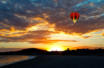 Fototapeta na wymiar the beautiful sunset in Cabo San Lucas