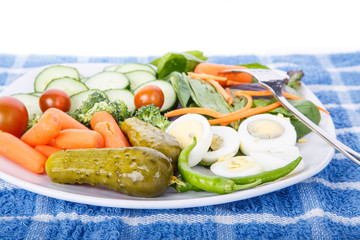 Cold Plate of Summer Snacks