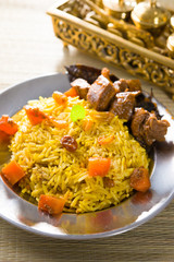 arab rice, ramadan foods in middle east usually served with tand