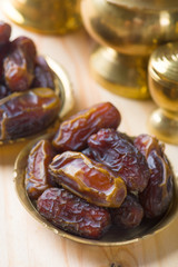 Dried dates kurma with background
