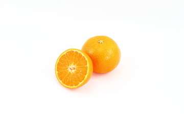 orange isolated on white background