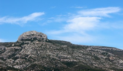 Fototapeta na wymiar Massif du Garlaban w Francji, Prowansja