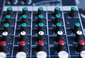 Mixing console