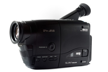 cassette video camera