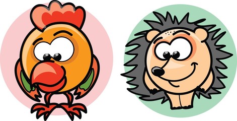 Мультфильм векторные животных